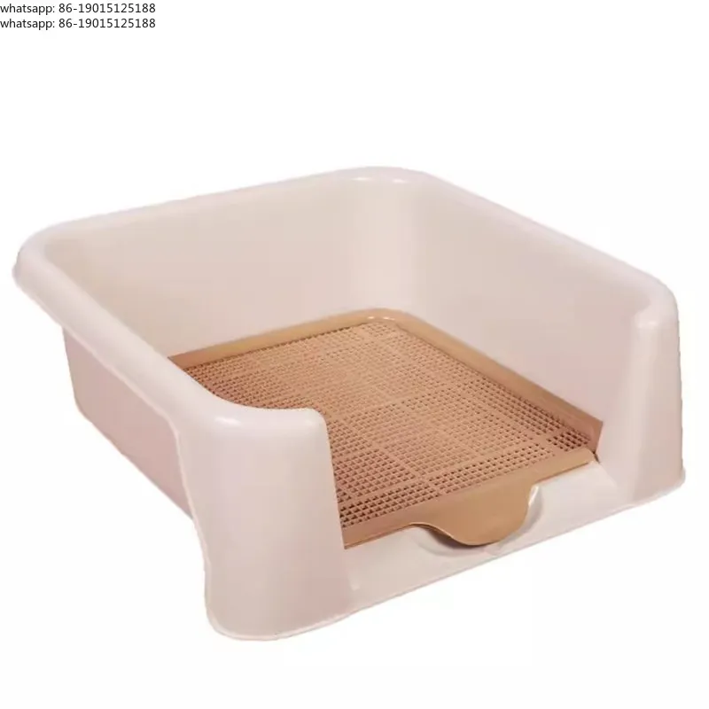 Large Dog Toilet  Anti-Splash Pet Potty Training Pad for Big Dogs Leak-Proof Indoor Outdoor Puppy Litter Box