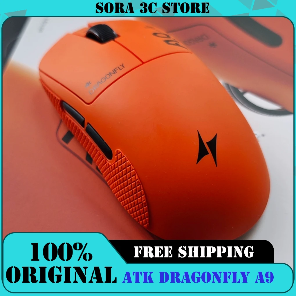 

ATK Dragonfly A9 Air Ultimate Gaming Mouse 47g Lightweight Wireless /Wired 8K Polling PAW3950 Sensor FPS/MOBA PC Laptop Mouse