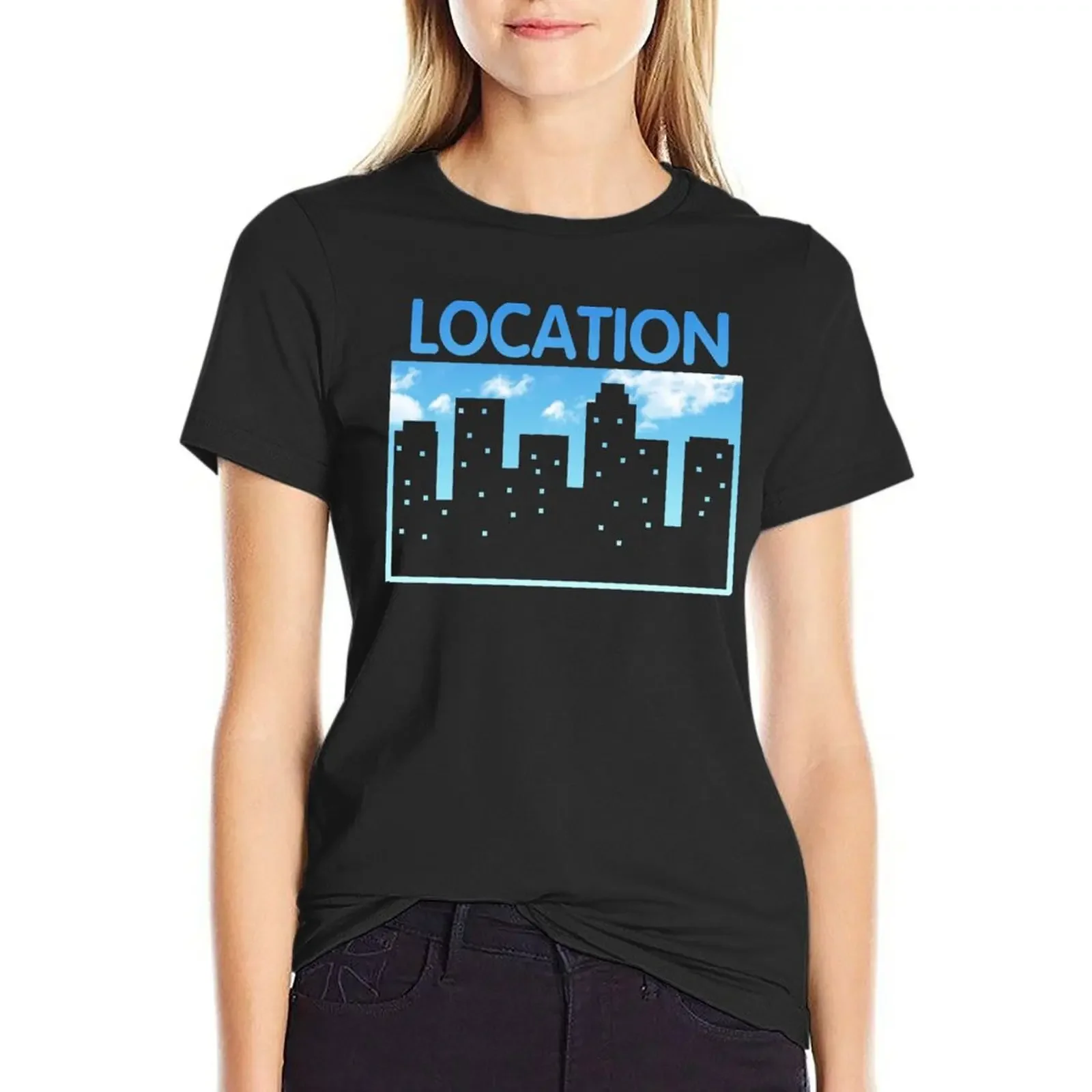 

Lease Bound Location Shirt 3 T-Shirt Female clothing funny cute tops tight shirts for Women