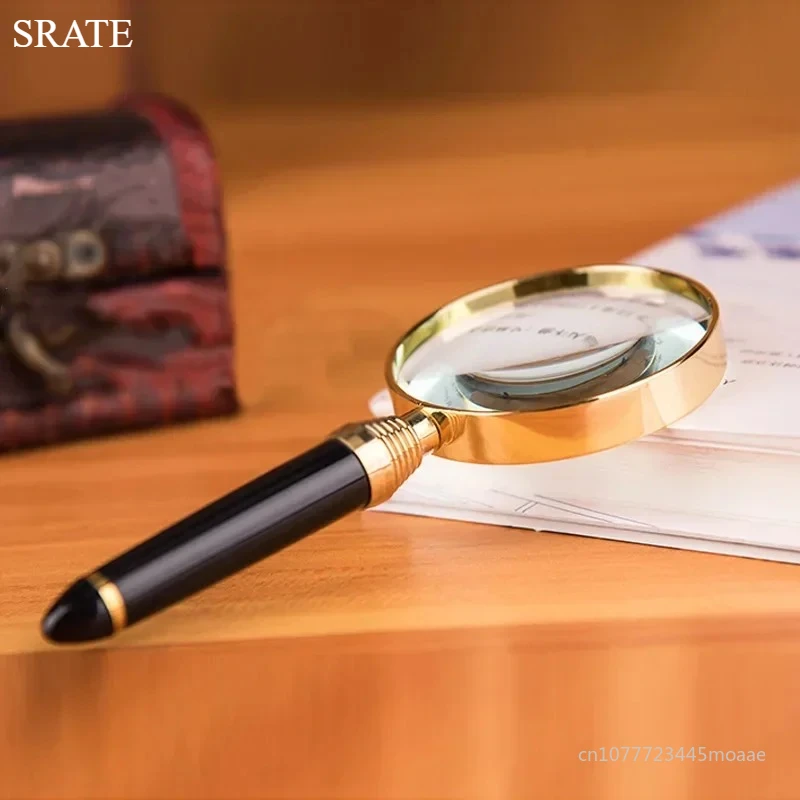 20X HD Lens Portable Handheld Magnifying Glass Magnifier Lens for Jewelry Newspaper Book Reading Tools Helping Hands Loupe
