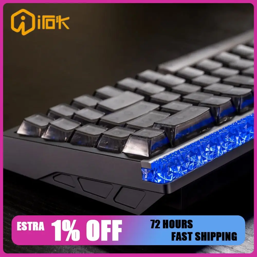 

Механическая клавиатура Irok RA68 с магнитными переключателями, проводная, из алюминиевого сплава, с ЧПУ, RGB, для киберспорта, с откликом 0.001мм, двойной MCU, низкая задержка, аксессуары для ПК