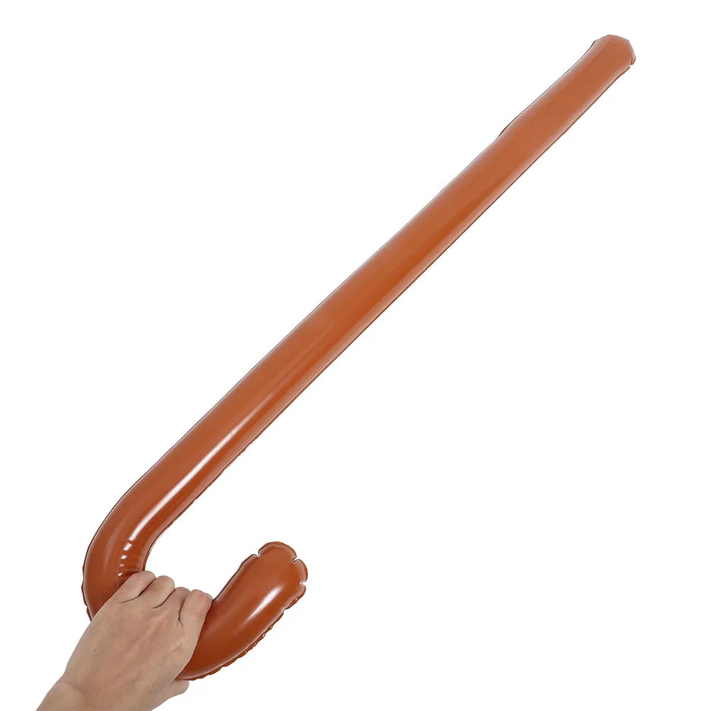 2 szt. Nadmuchiwane balony w kształcie kulek, dekoracja na Halloween, przenośne, zabawne laski, rekwizyty do nadmuchiwania, akcesoria imprezowe