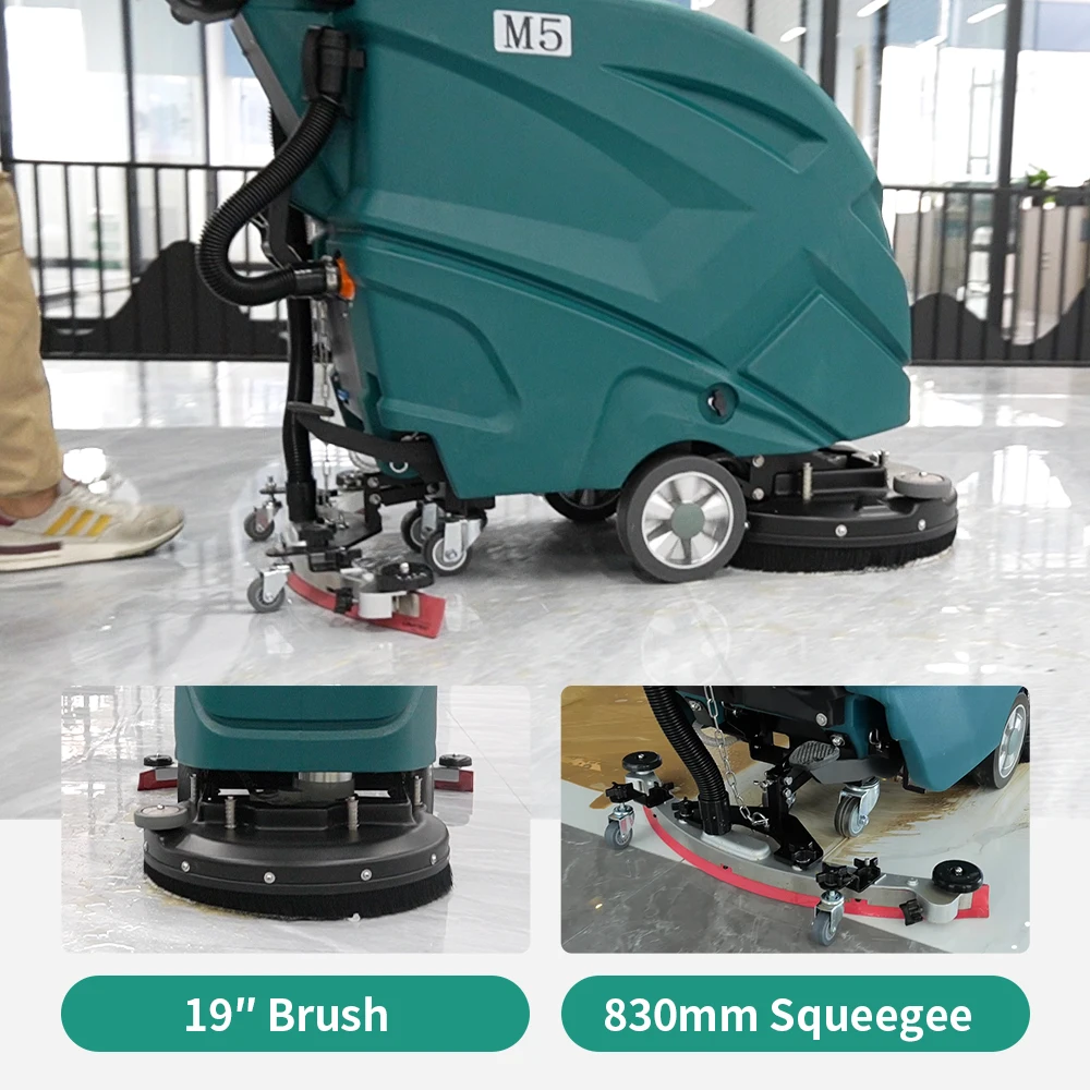 Manual Hotel Plastic Electric Manual Floor Sweeper Industrial Floor Scrubber Machine