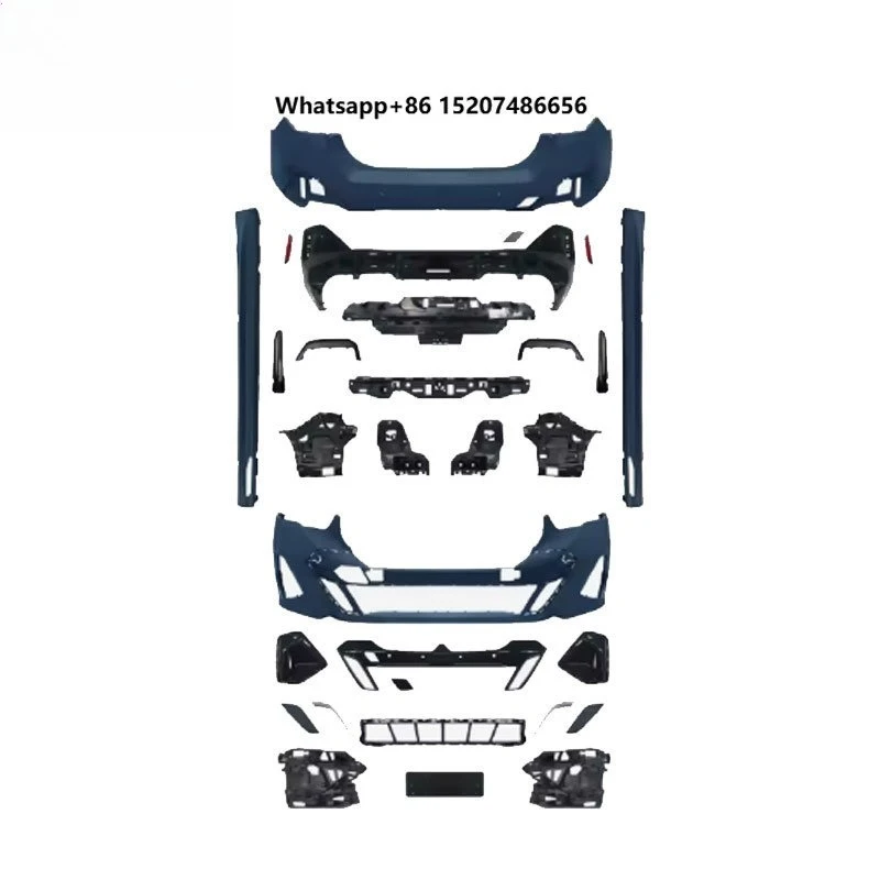 Full Body Kit Front Rear Bumper Assembly Side Skirts