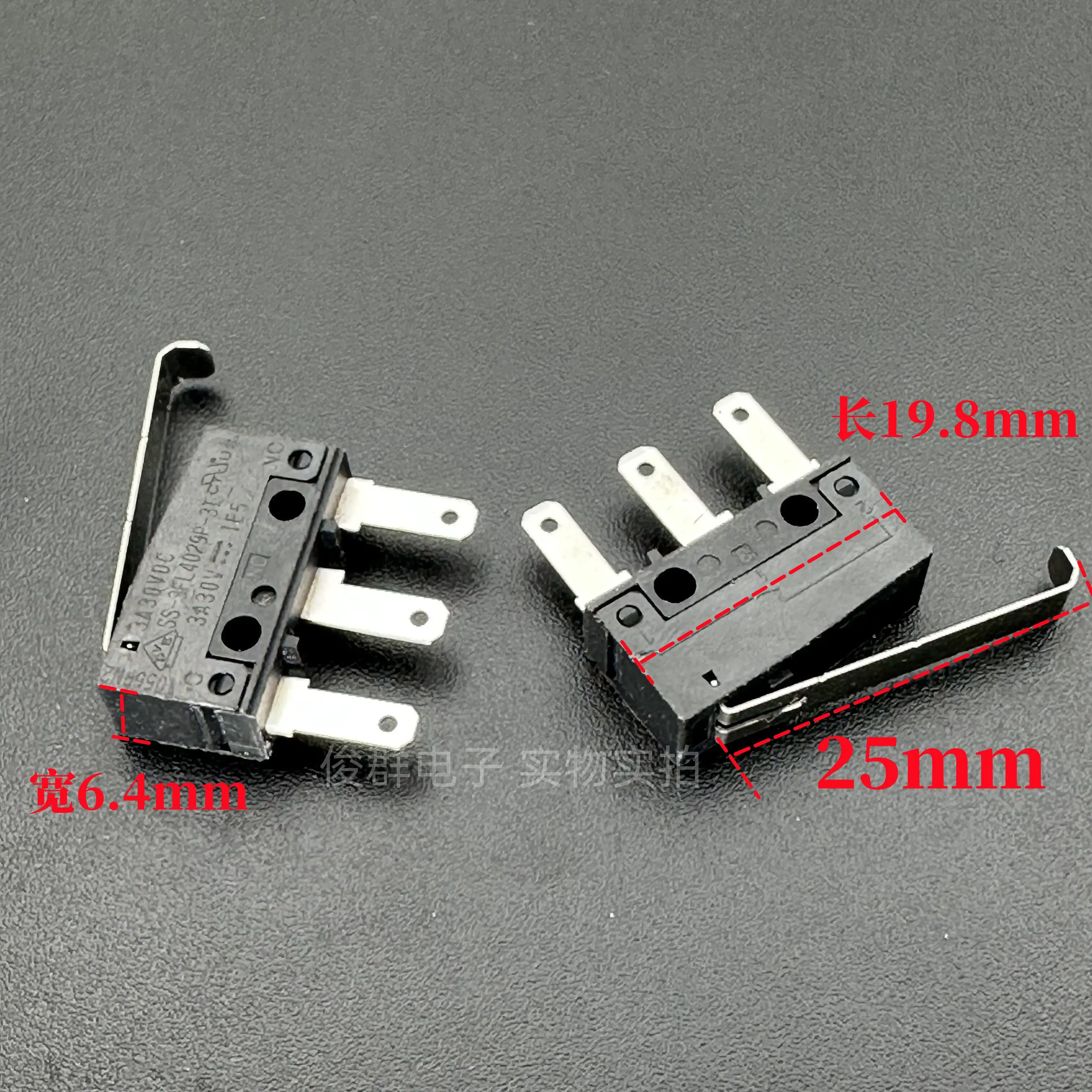 5pcs/ SS3FL4029P-31 micro switch with handle 3A30VDC limit stroke light touch button