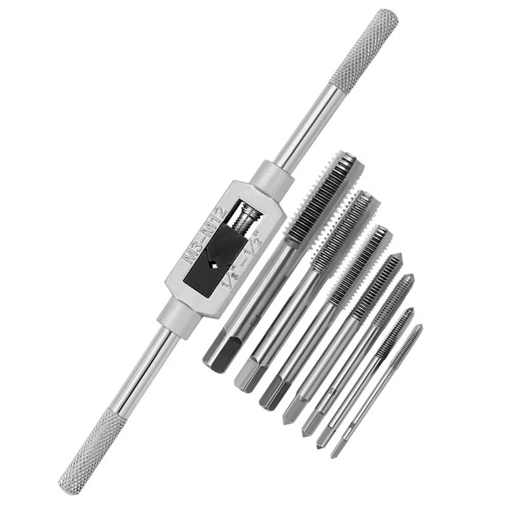 Bearing Steel Tap Adjustable Ratchet Tap Adjustable Ratchet Anti-Slip Handle Enduring Bearing Steel For Aluminum