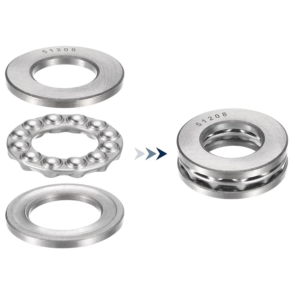 Plane Axial Ball Bearing Thrust Ball Bearings Bore 10mm to 110mm 51100 51101 51102 to 51107 Chrome Steel ABEC3 Single Row Roller