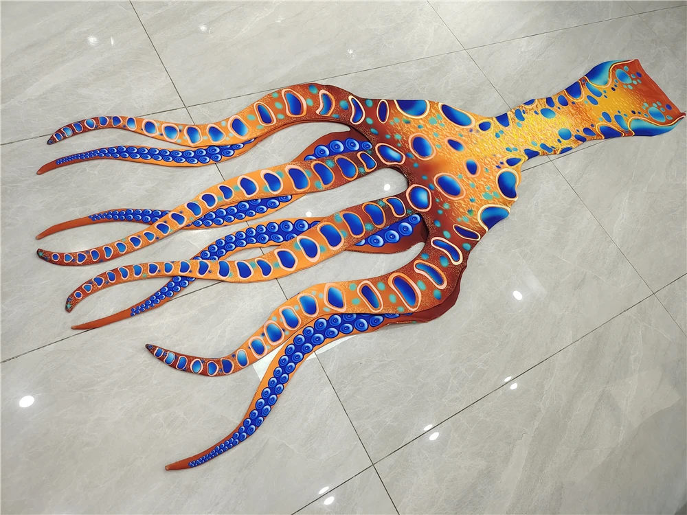 Customized Professional Mermaid Tail for Aquarium, Large Octopus, Fish Tail for Children and Adults