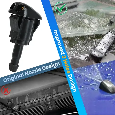 Xukey Front Windscreen Wiper Washer Jet Spray Nozzle For Toyota Camry Corolla Celica Echo MR2 Tacoma 2005 - 2010 Hood Sprayer