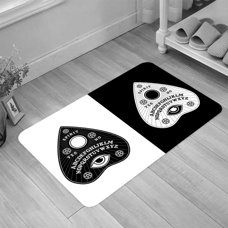 

Ouija Floor Mat Aesthetic Room Decoration Carpets Kitchen Carpet Rugs Doormat Entrance Door Home Balcony Foot Rug Mats Bathroom