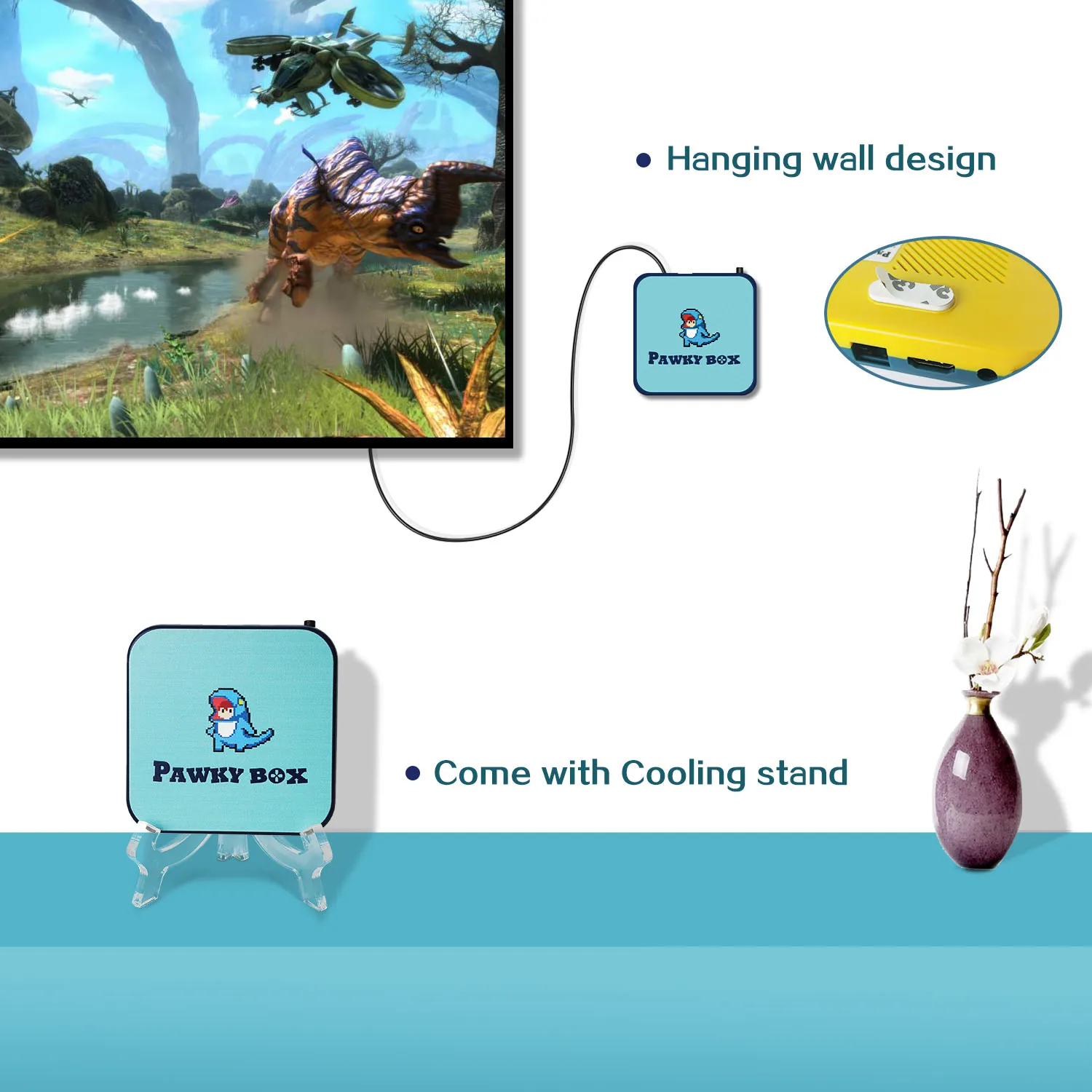 وحدة تحكم لعبة pwky Box جديدة لـ PS1/DC/SEGA + ألعاب توصيل وتشغيل وحدة تحكم فائقة 4K ميني تي في مشغل ألعاب فيديو ريترو للأطفال #3