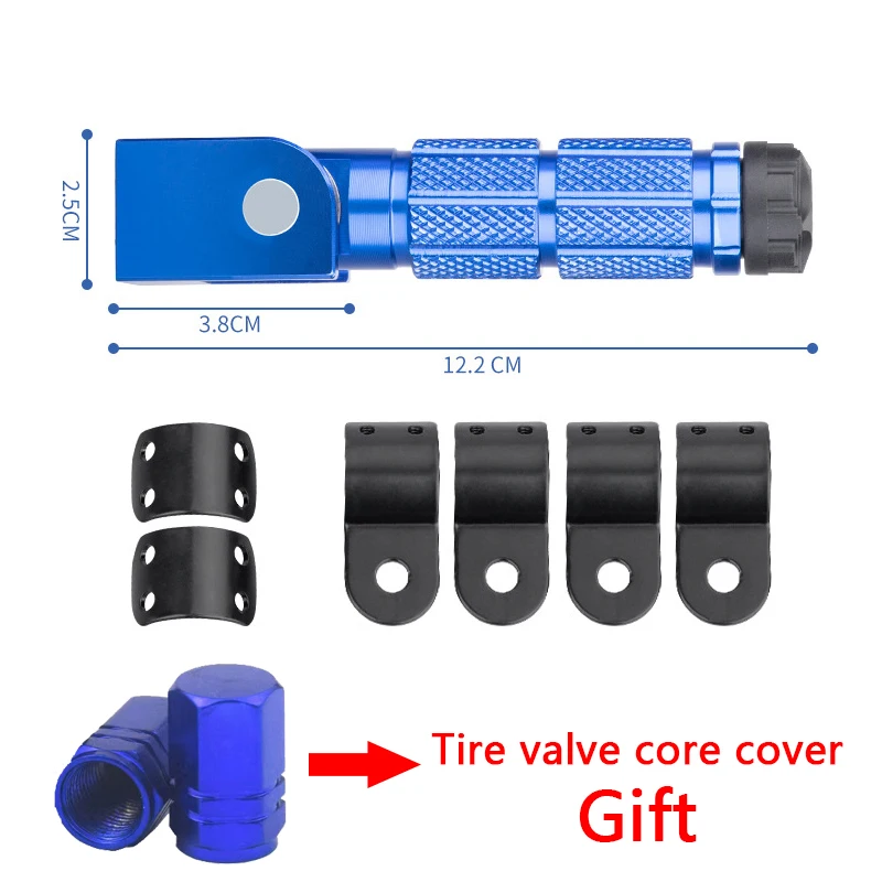 30-35mm Motorcycle Pedals Foot Electric Motor Foldable Pedal Pegs Child Pedal Folding Pedal For Scooter And Electric Motorcycle