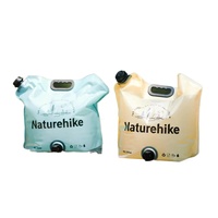 Outdoor Folding Water Bag Foldable Drinking Reservoir 10L Portable Water Container with Faucet Camping & Hiking Water Bag