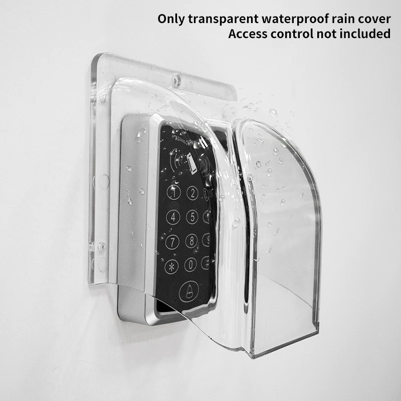 Cubierta protectora transparente para timbre de puerta, cubierta impermeable para timbre inalámbrico