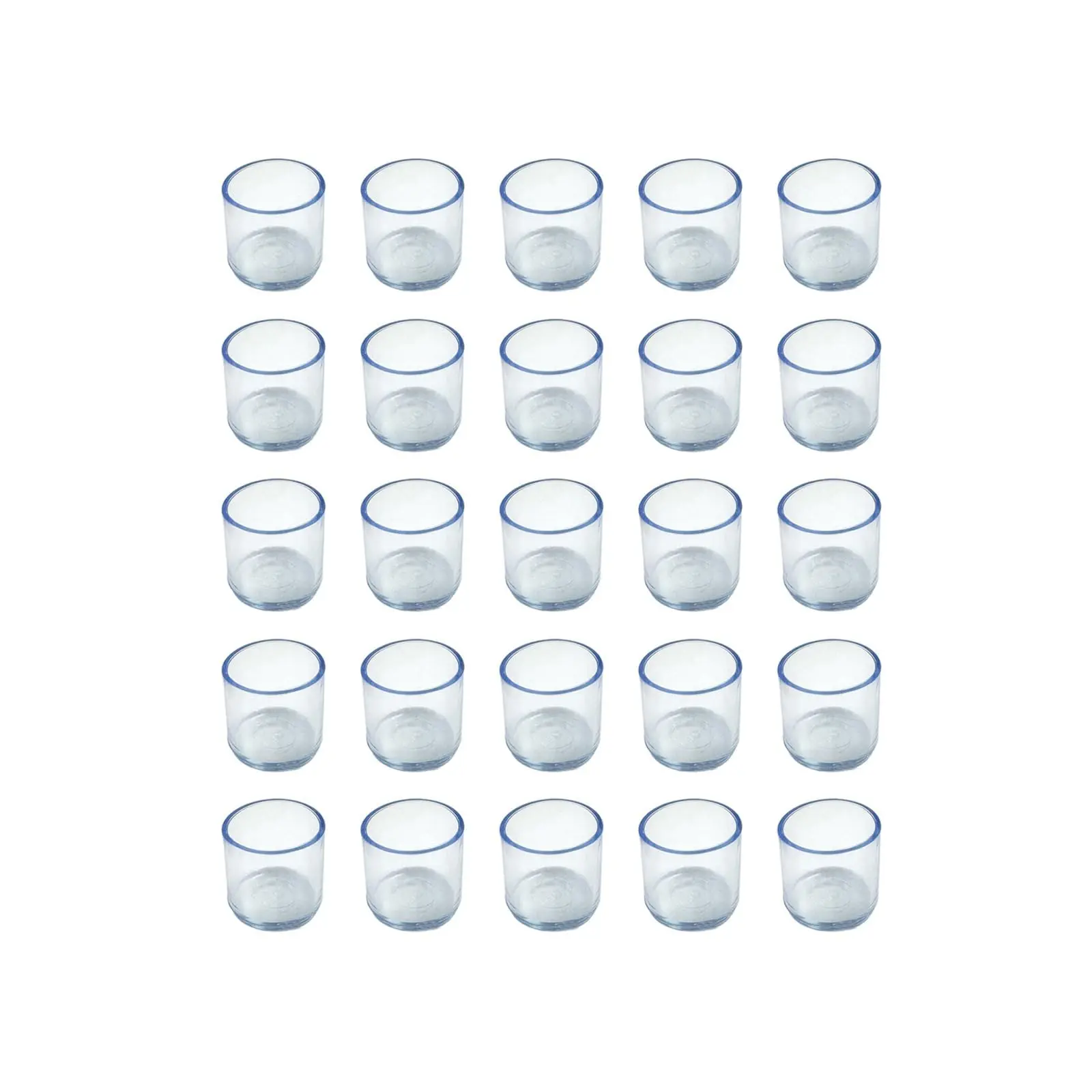 4pcs/lot Round Chair Leg Caps Protector Clear Rubber Floor Table Foot Cover Socks Pipe Plugs Furniture Leveling Feet Home Decor