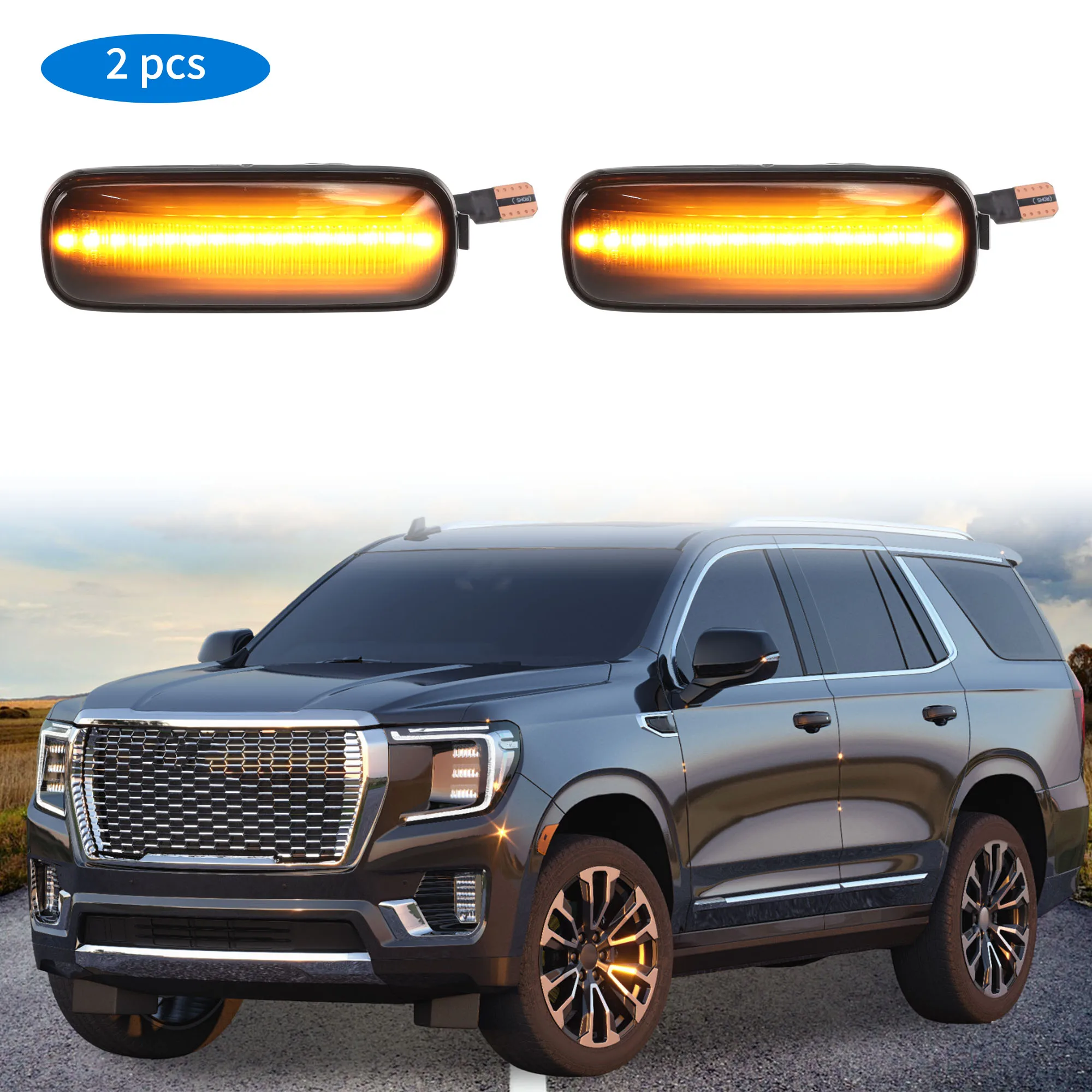 

Боковые габаритные огни UXCELL для Honda Civic Hatchback 1996-2000, замена указателей поворота, ABS, 2 шт.