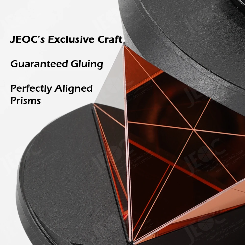 JEOC GRZ4S, Metal 360 Degree Reflective Prism for Leica ATR Total-station, Land Surveying Equipment Accessories