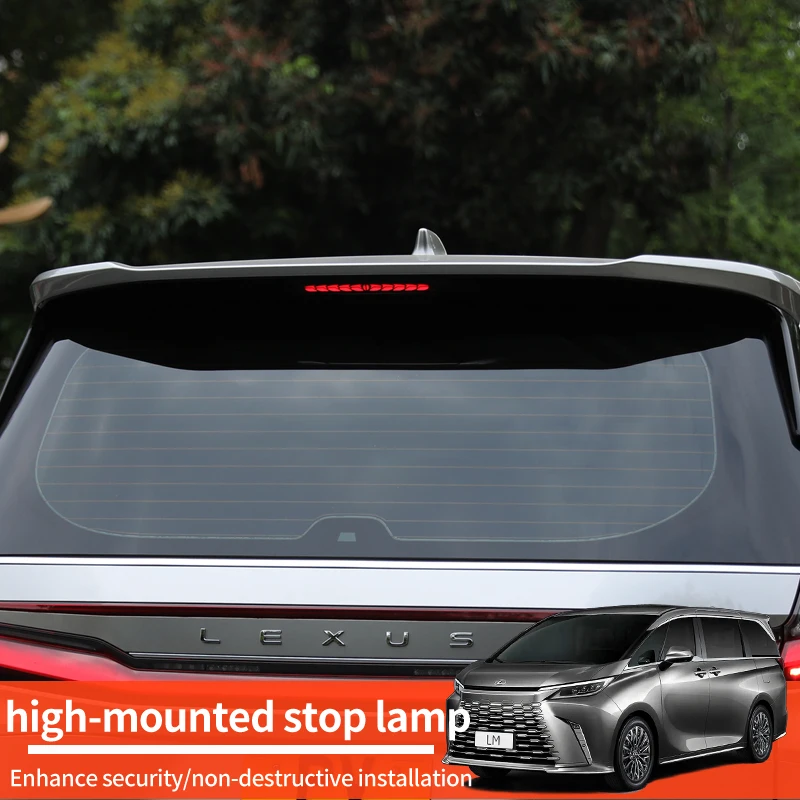 

Для Lexus LM350h LM500h 2023-2025 гг., высоко установленный стоп-сигнал мигает яркие аксессуары для внешней модификации.