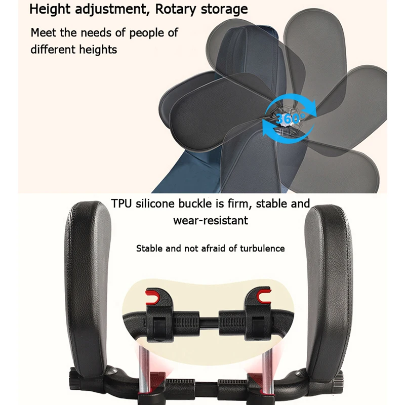 Almohada para reposacabezas de cuello de coche, cojín de espuma viscoelástica para asiento de coche, soporte telescópico para cabeza lateral para