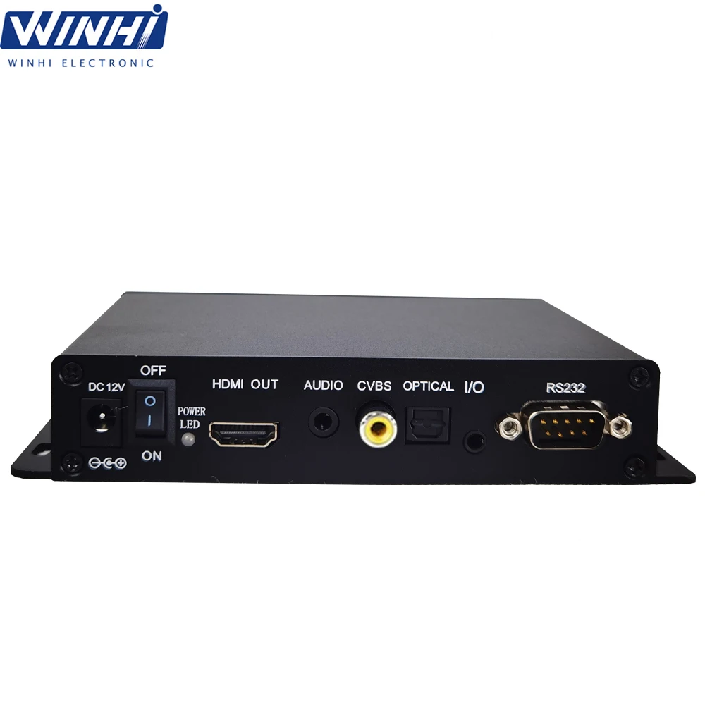 MPC1005 RS232 Control 4K HD-MI Out Push Button Digital Signage Smart TV HDD Player Box