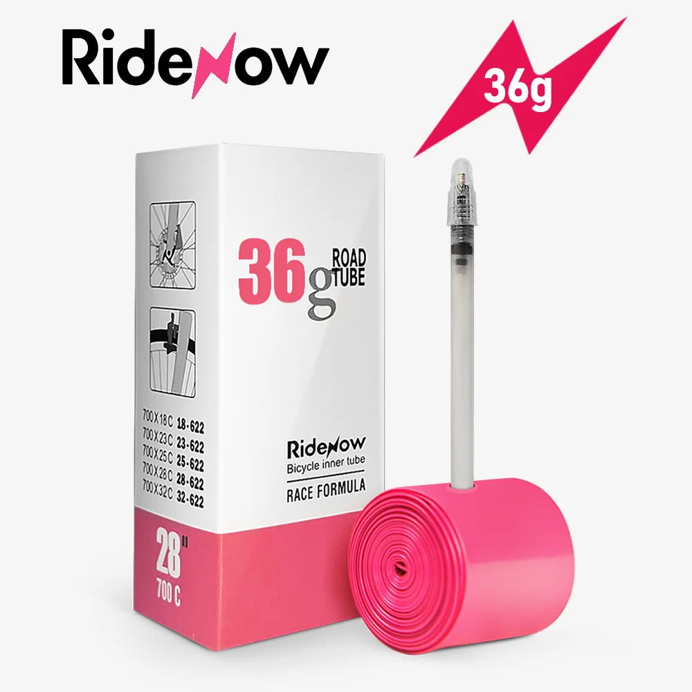 RideNow TPU Camera d'aria ultraleggera Road MTB E-Bike Birdy Pneumatico per bicicletta pieghevole 45/65/85mm Lunghezza valvola francese Disponibile ufficiale