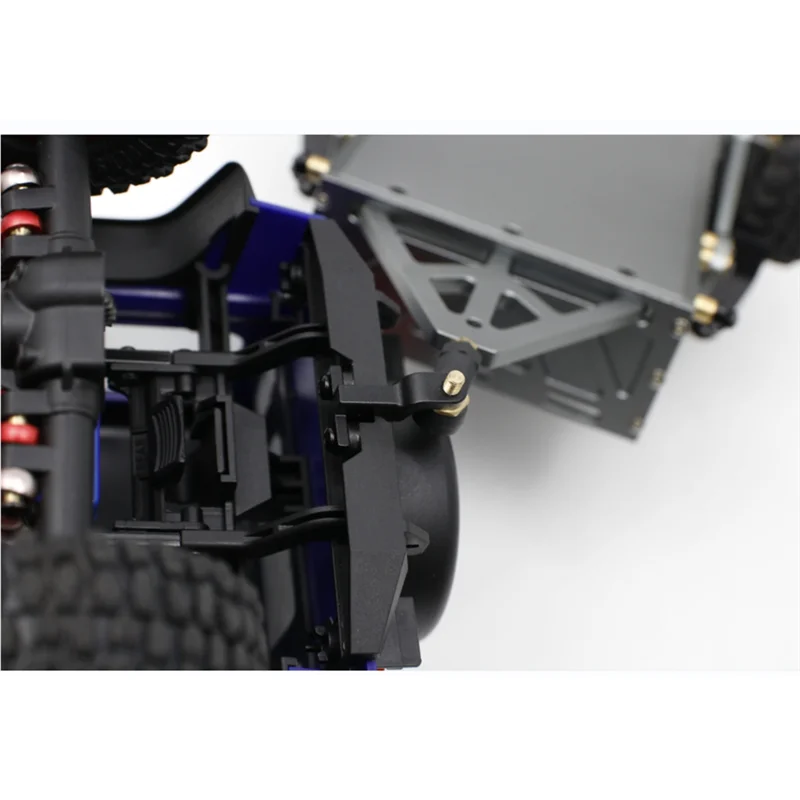 DELAM-金属トレーラーカーゴキャリア装飾トラクサス TRX4M 軸 SCX24 1/18 1/24 RC クローラー車 DIY パーツ