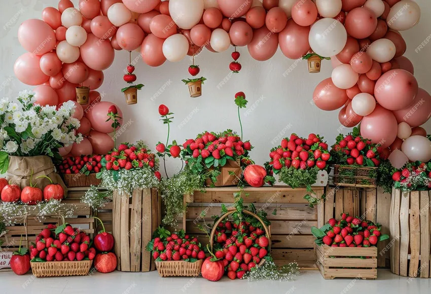 Mehofond-子供の写真の背景、ジャングルの動物、野生の風船、ケーキスマッシュ、肖像画の装飾、写真スタジオの背景