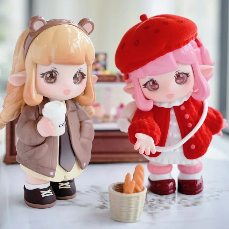 

New FIILA Colorful Mood Series Blind Box Kawaii Toys Anime Action Figures Dolls Cute Cartoon Decor Toys for Girls Surprise Gift