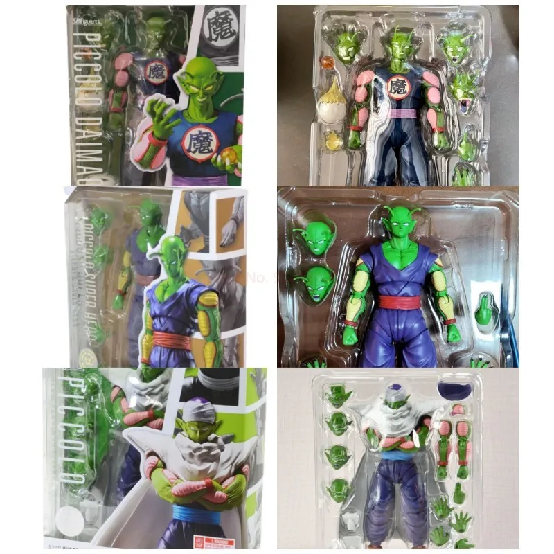 Bandai Originele Shfiguarts Dragon Ball Z Piccolo Met Cape Super Hero Action Figure Pvc Anime Figurine Collection Model Speelgoed Cadeau