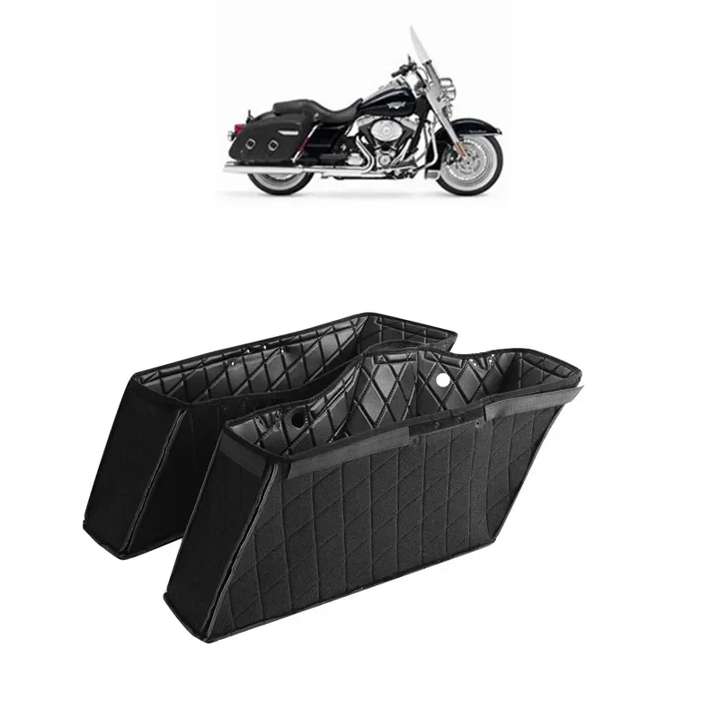 

Motorcycle Acsessories Saddlebags Carpet Liner For Harley Touring Road King Street Electra Glide 2014-2021 2018 Motorbike