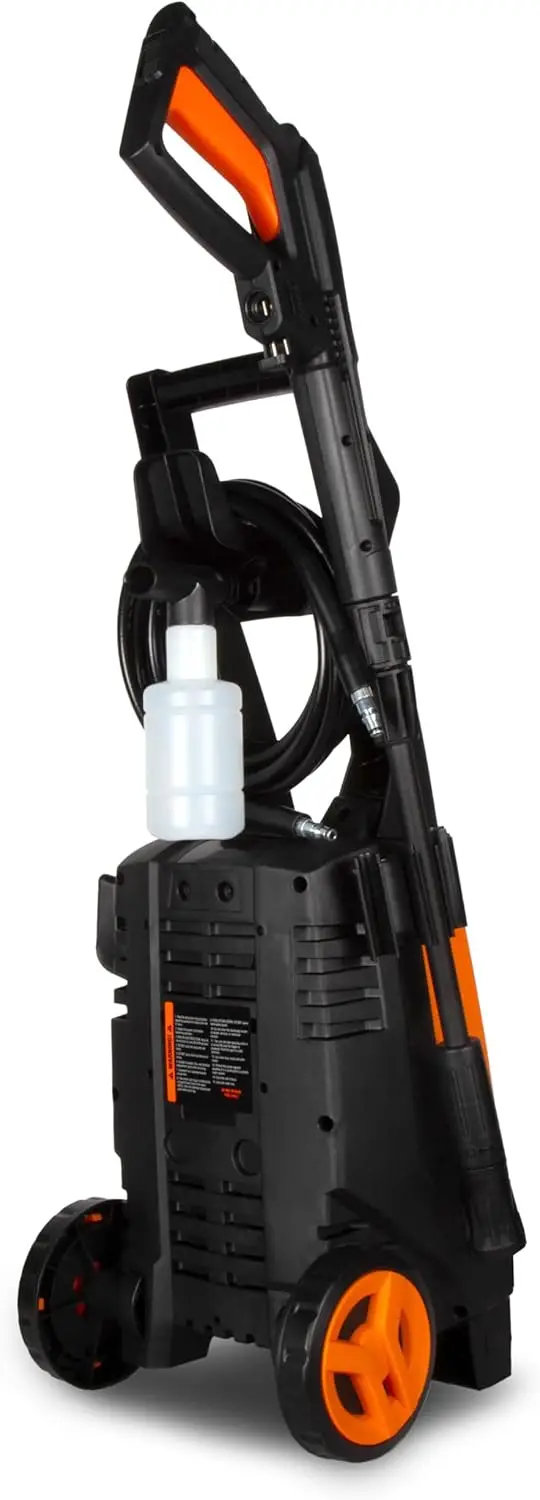 Lavadora a presión eléctrica de 2300 PSI con kit de ruedas y caudal ajustable de 1,4 GPM (PW2300)