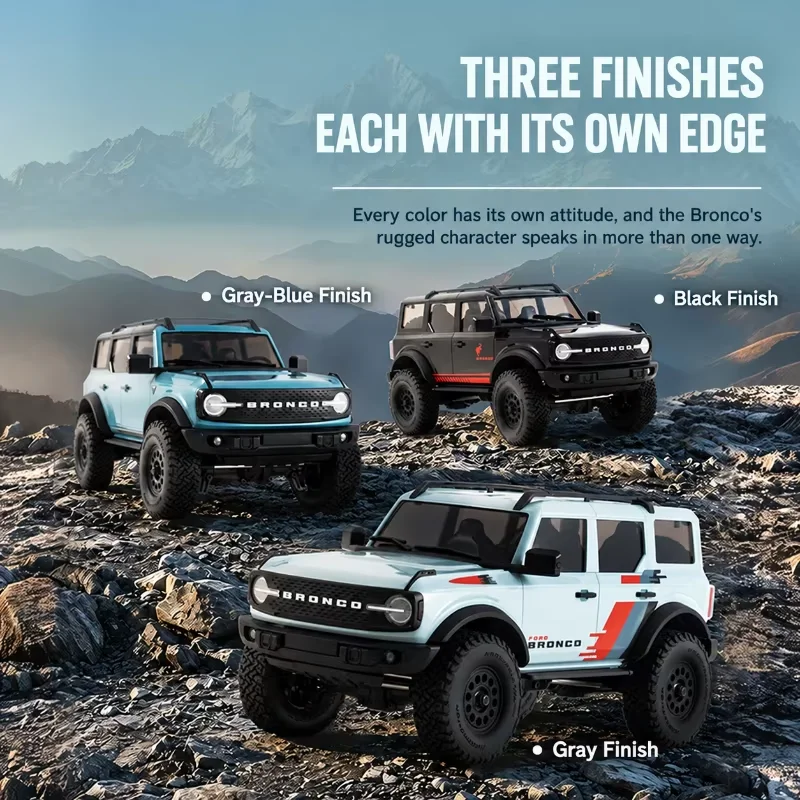 FMS 1/18 RC Rock Crawler Car Off Road SUV 4WD Remote Control Truck V2 Chassis Magnetic Body Shell Realistic Scale Model Hobby To