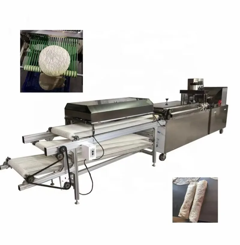 Industrial Flour Corn Mexican Tortilla Machine Taco Roti Maker Press Bread Grain Product Tortilla Making Machine Custom