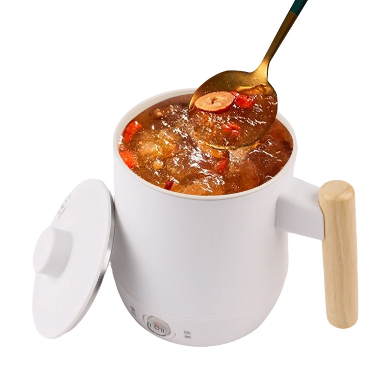 For Electric Stew Health Cup 600ml Multifunction Hot Water Boiler Electric Kettle Milk Warmer Teapot Soup Congee Pot Rice Cooker