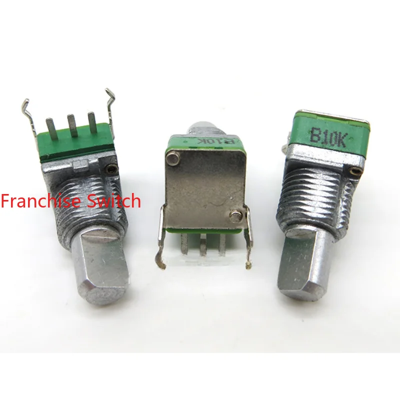 10PCS Precision RD901F-B10K B100K 15 Half Shaft Single Potentiometer