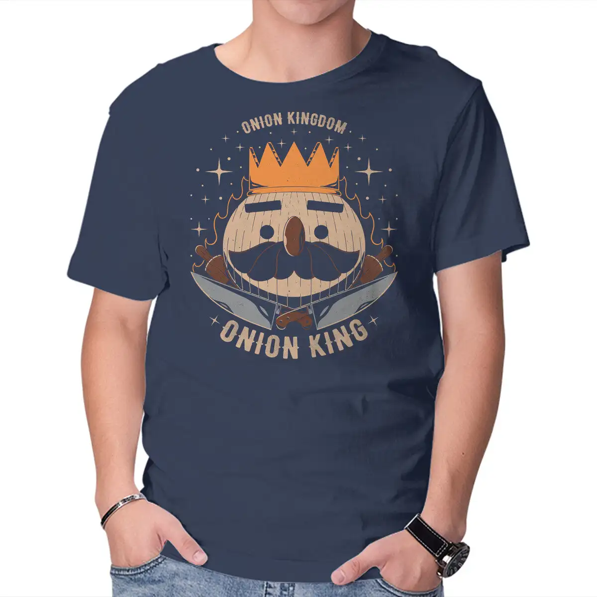 Onion King Anime Graphic T-shirts for Men Clothing Women Short Sleeve Tees New Arrivals Unisex Summer