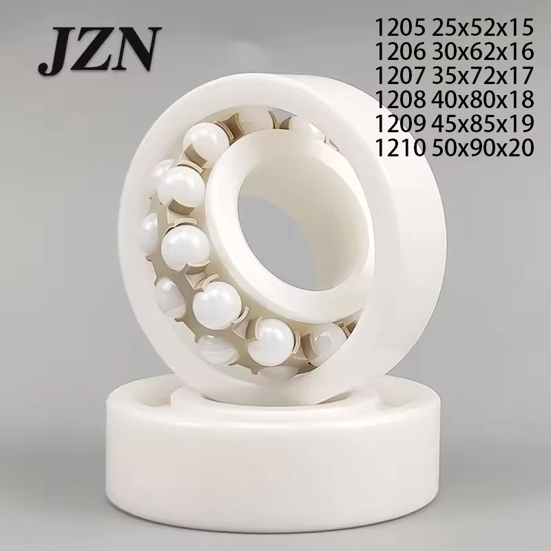 

1Pcs Double row aligning ball ceramic bearing 1205 1206 1207 1208 1209 1210 CE High precision