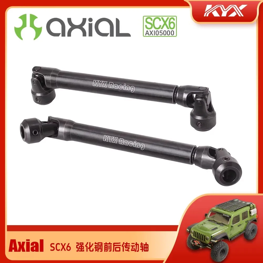 

Модель автомобиля KYX 1/6, имитирующая реалистичную схему, с усиленными стальными передним и задним карданными валами Axial Scx6 (AXI05000).