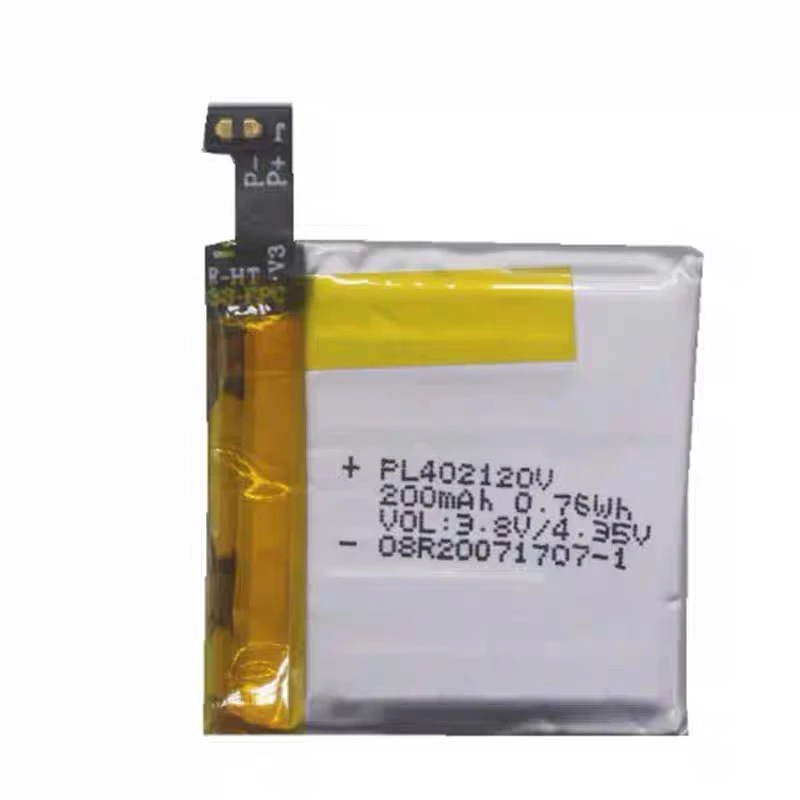 100% новый высококачественный аккумулятор для часов 3,8 В 200 мАч PL402120V для Amazfit Bip AMAZFIT Bip S A1915 A1608 AMAZFIT ARES A1908