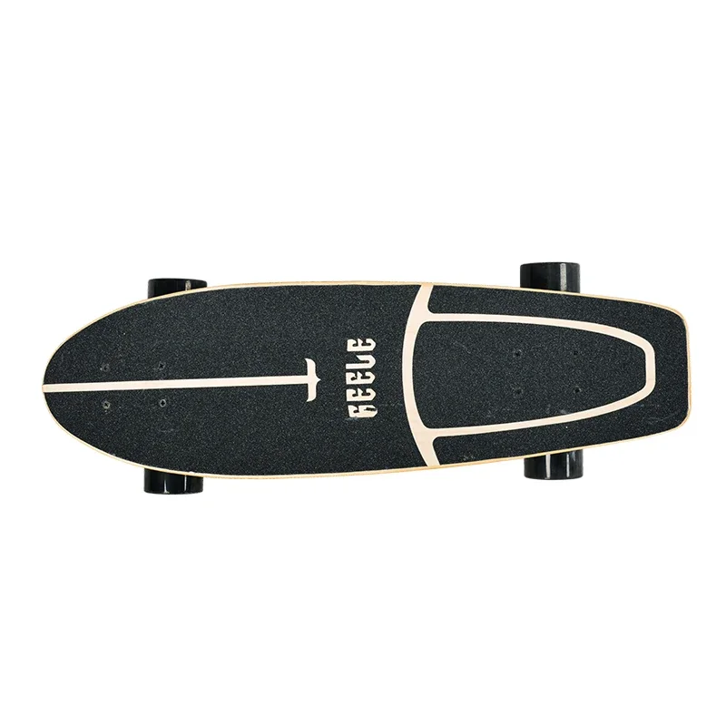 Wholesale Maple Surf Skateboards Carbon Dragon Bamboo wood Skateboard Deck for Extreme Sports skateboard truck