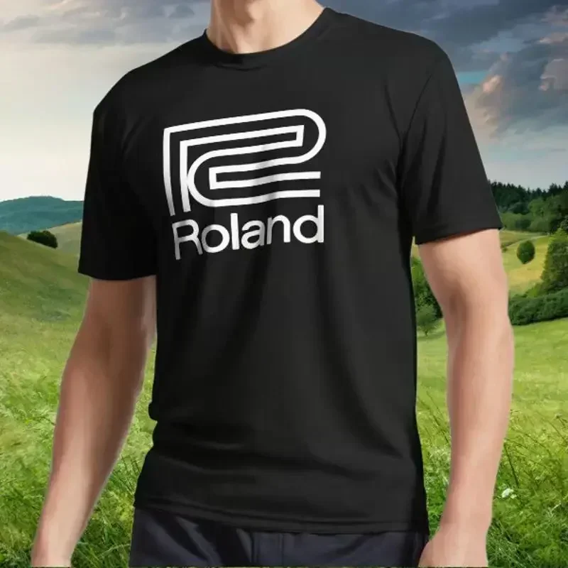 New Roland Logo Active T Shirt American Funny S to 5XL