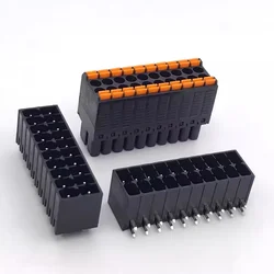 5sets pitch 3.5Mm double-layer spring plug-in terminal KF2EDGKNH Phoenix terminal PCB terminal double-row spring press type