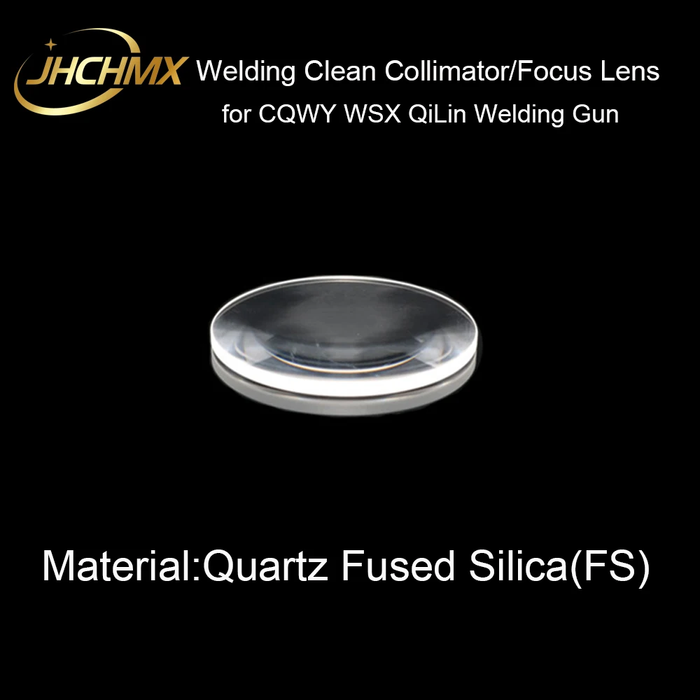 JHCHMX Laser Hand-hold Welding Clean D16/20 Collimator Focus Lens D20*4.5-F150 for CQWY WSX QiLin HanWei Sup Au3tech Welding Gun