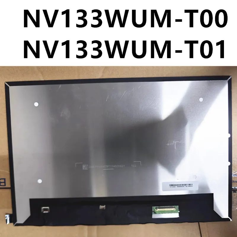 13.3 inch WUXGA 60Hz 1920×1200 NV133WUM-T01 NV133WUM-T00 BOE0980 laptop LCD screen replacement 100% sRGB eDP 40 pin Tested