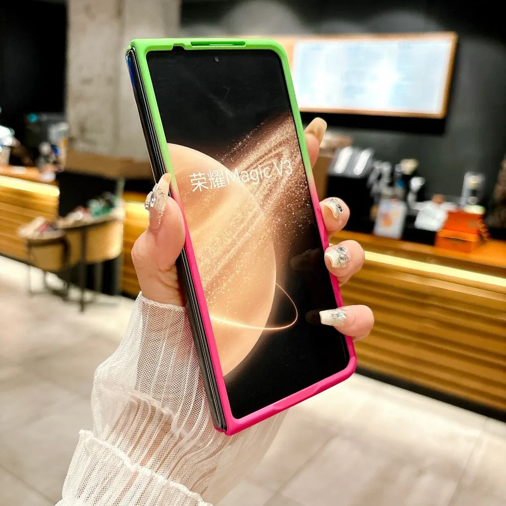 حافظة لهاتف هواوي هونور ماجيك V5 حافظة صلبة من البولي كربونات غير لامعة نحيفة متدرجة أنيقة غطاء خلفي لهاتف هونور ماجيك V5 V3 #4