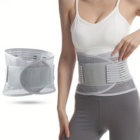 5 Reinforced Compression Waist Support Beltm,Elastic Compression with Breathable Mesh Back Support -for Standing,Working