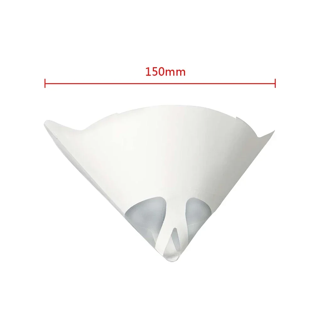 50x Mesh Conical Nylon Micron Paper Paint Strainer Filter Purifying Straining Cup Funnel Disposable Paper 100 Mesh Paint Filter