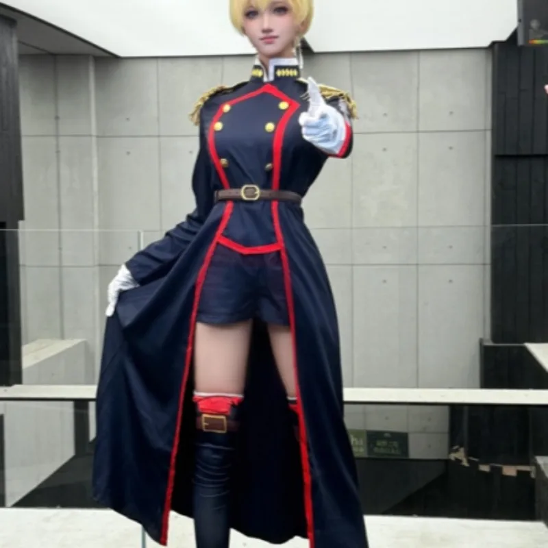Kyouka Uzen Tenka Izumo Ren Yamashiro 코스프레 의상 Mato Seihei no Slave Battle Outfit 여성용 풀 세트 할로윈