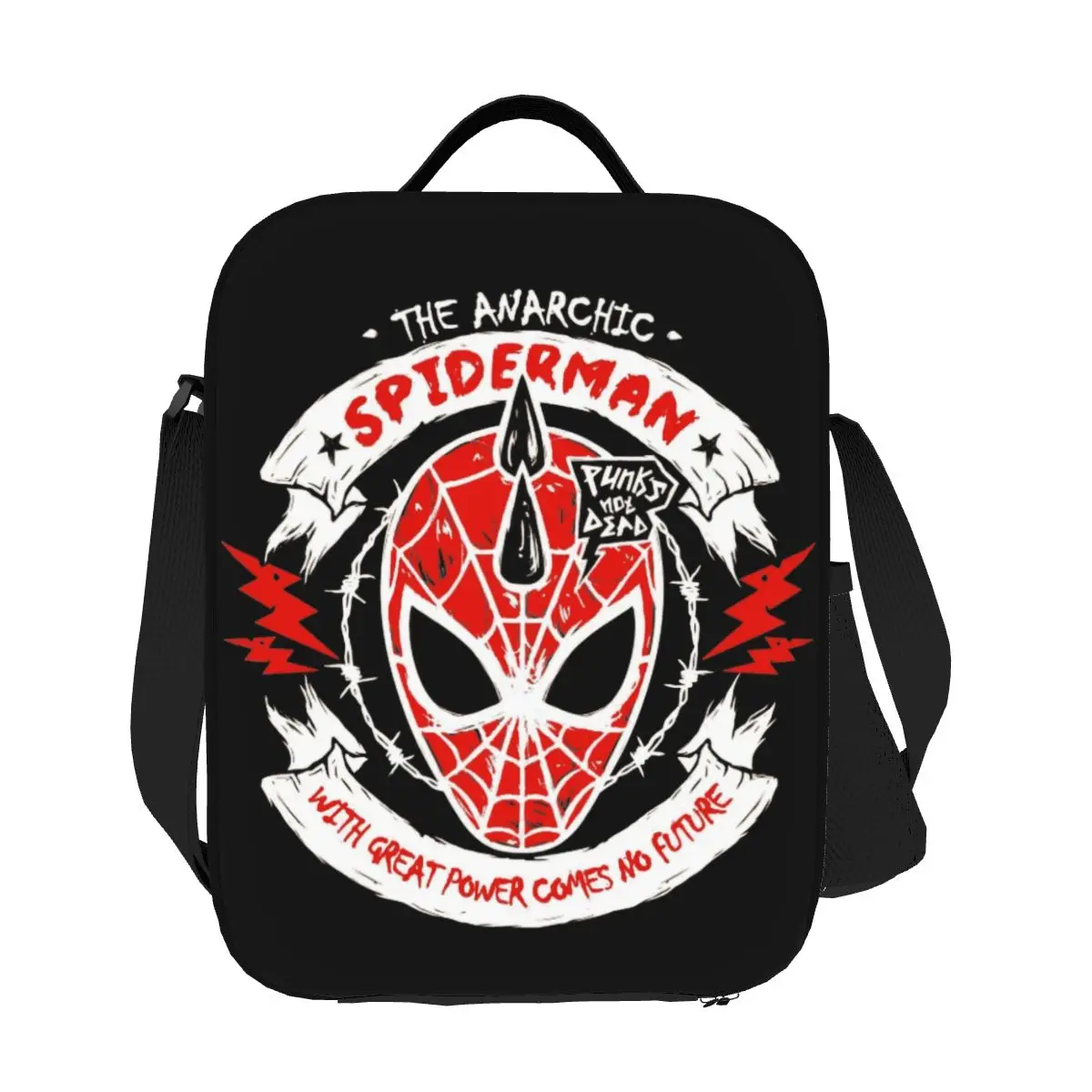 

Изготовленная на заказ сумка для обеда Ghost Spider, женские термохолодильники, изолированные ланч-боксы для детей, школы