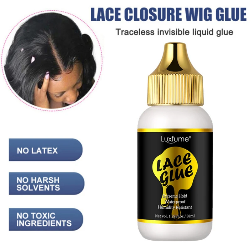38ml/150ml Lace Glue Gel for Wig Stalling,Waterproof Wig Hair Adhesive,Unisex Durable Adhesive for Hair Accessories For All Hair image 4